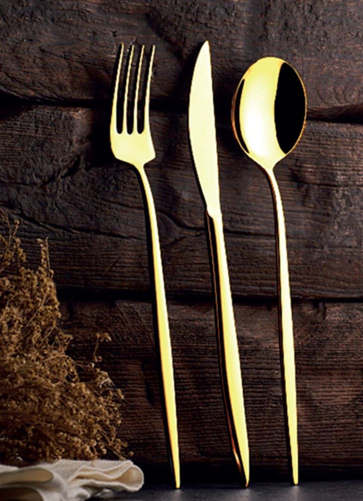 DORA 84 PARÇA GOLD Ç.K.B SETİ