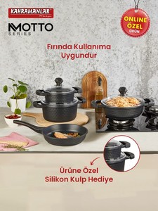 Motto Prime 7 Parça Döküm Tencere Seti